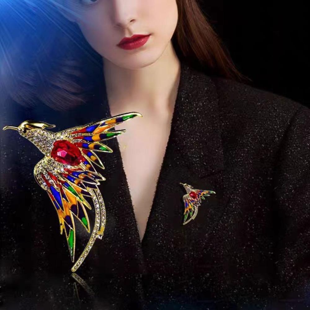 Diamond Butterfly Versatile Simple Brooch Flower Anti-light Pin Clothing Accessories Corsage