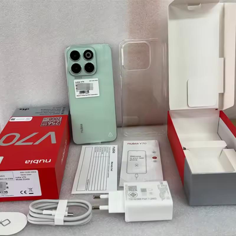 Global Version Nubia V70 4G Unisoc T616 6.7" 600*720 20Hz 108MP+2MP+0.08MP 22.5W Fast Charging 5000mAh Battery NFC