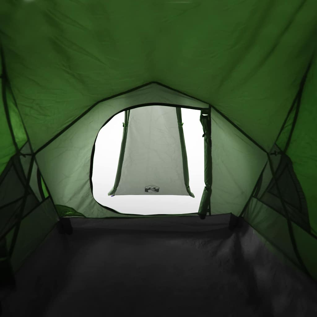 Dome Camping Tent for 2 Persons Green Waterproof