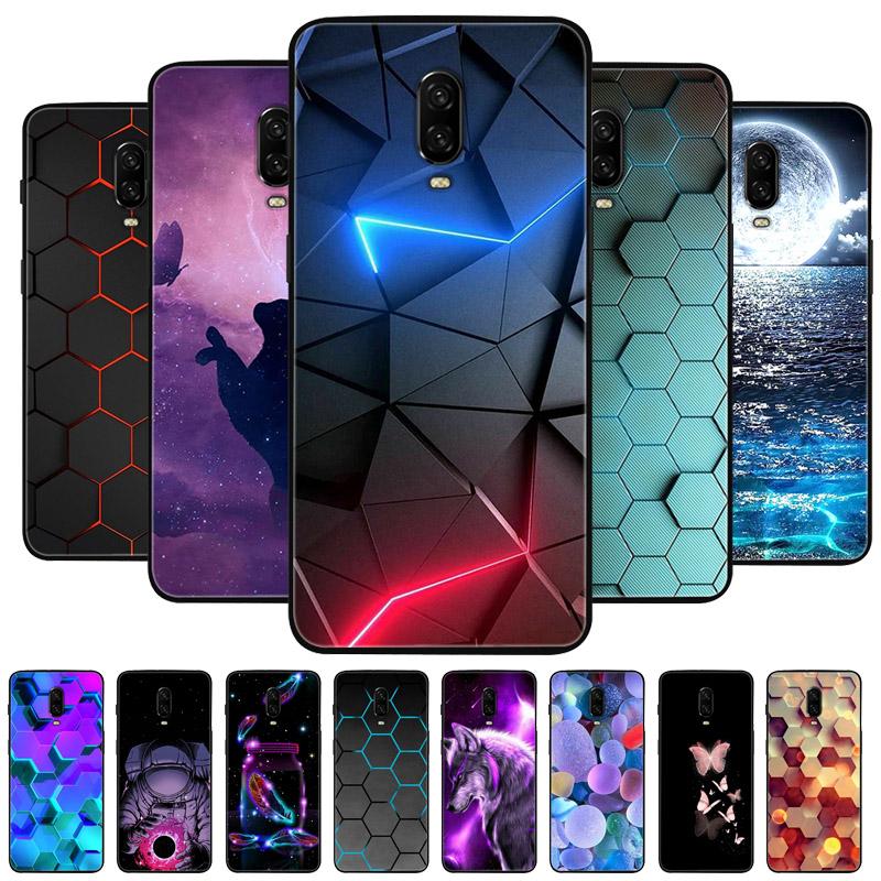 For Oneplus 6 6T Case Silicone Soft TPU Back Cover Phone Case For One Plus Oneplus 6t 6 T Case Black Cover Coque Fundas Capa