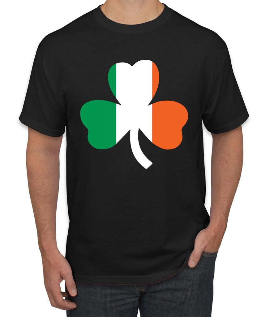 Irish Flag Shamrocks St. Patricks Day Men T- Shirt