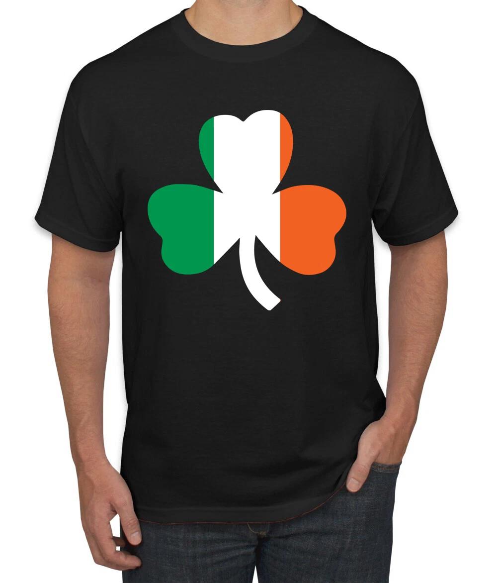 Irish Flag Shamrocks St. Patricks Day Men T- Shirt XL