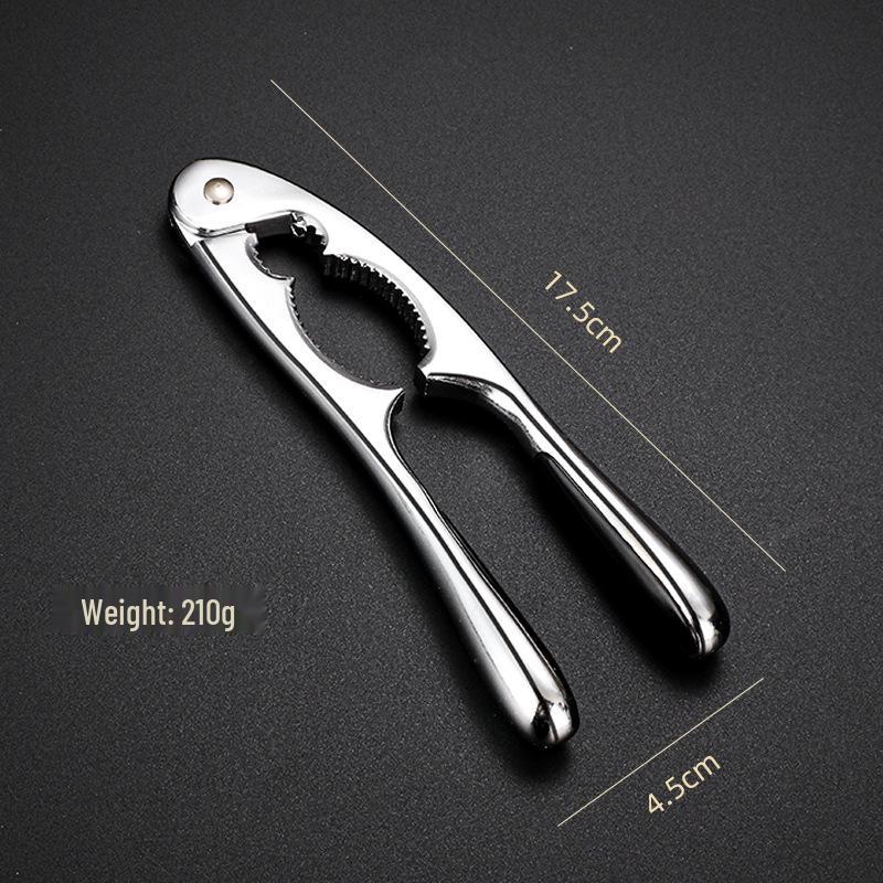 Multifunctional Nut Sheller Tool: Hickory, Hazelnut, Walnut & Chestnut Cracker Pliers.