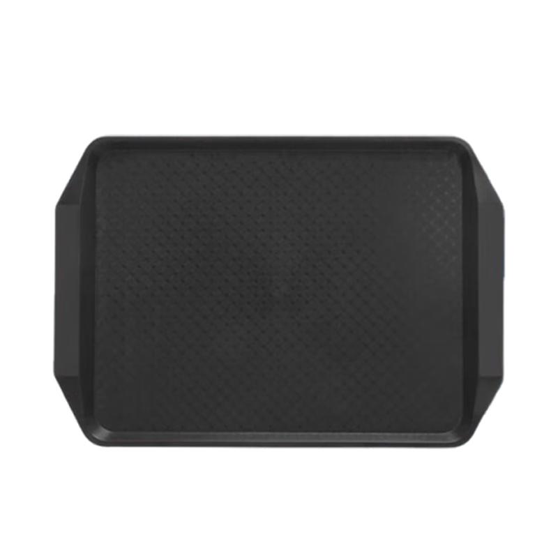 Yilan Commercial PP Anti-slip Rectangular Serving Tray with Handles