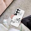 Cute S-Simons Cat Phone Case For Samsung S 24 Fe 25 Ultra Plus 20 Lite 21 30 22 23 24 22 Ultra 5G Fundas