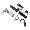 24V 250W Elektrofahrrad Bürstenmotor Controller Gasdrehgriff Kit mit Ladeanschluss Elektrisches Türschloss