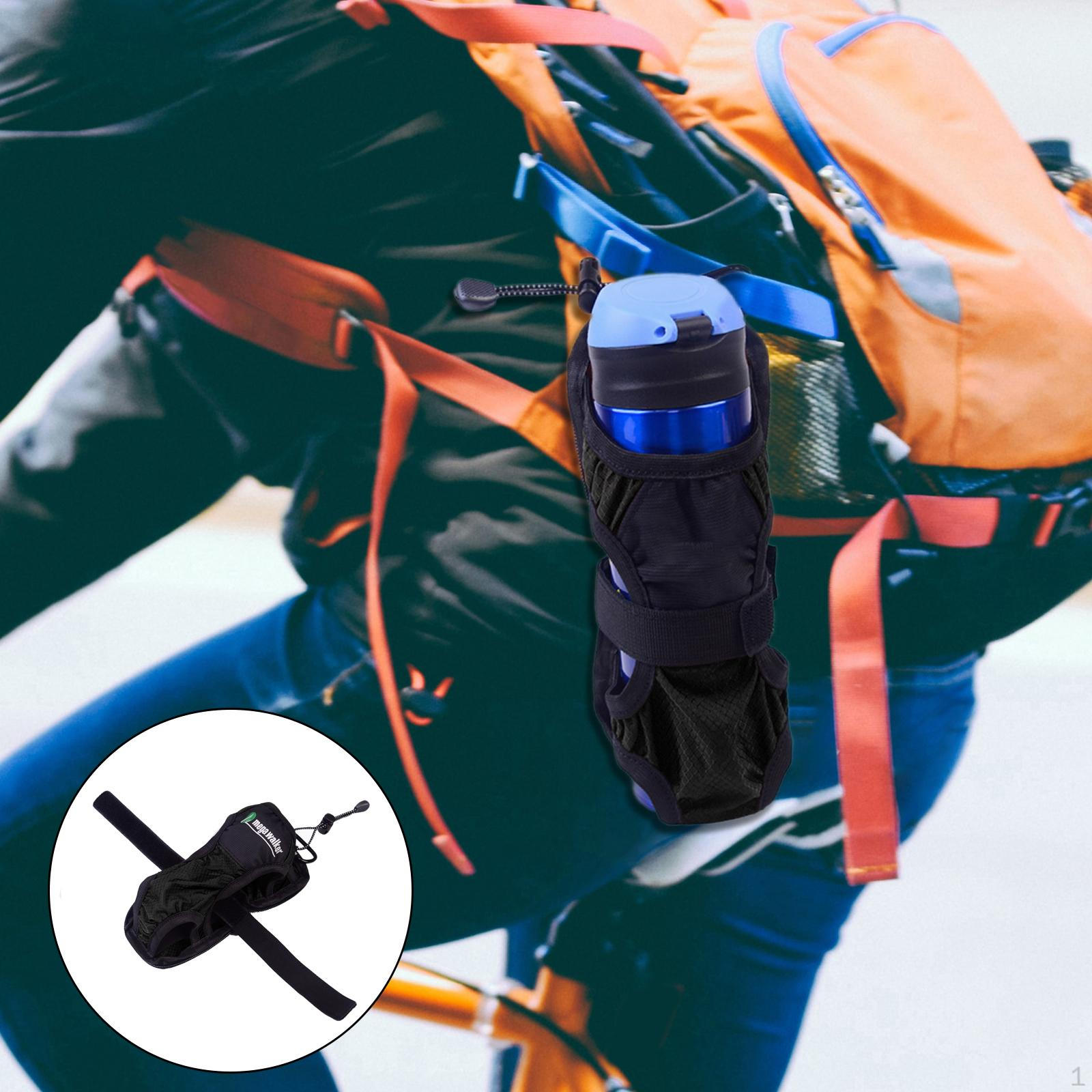 

Adjustable Outdoor Water Bottle Carrier Belt Foldable Kettle Pouch Bag Sleeve Set for Women