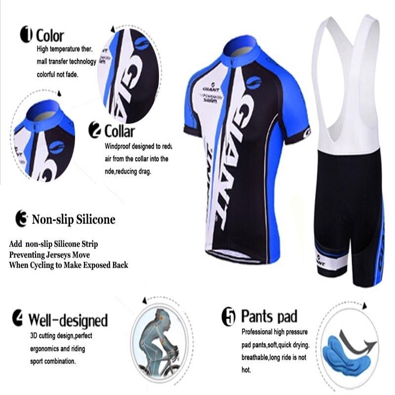 Buy New Pro Giant Mens Cycling Clothing 