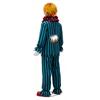 Hollow Out Joker Striped Terrifier Cosplay Costume, Pennywise Horror Mask Outfit
