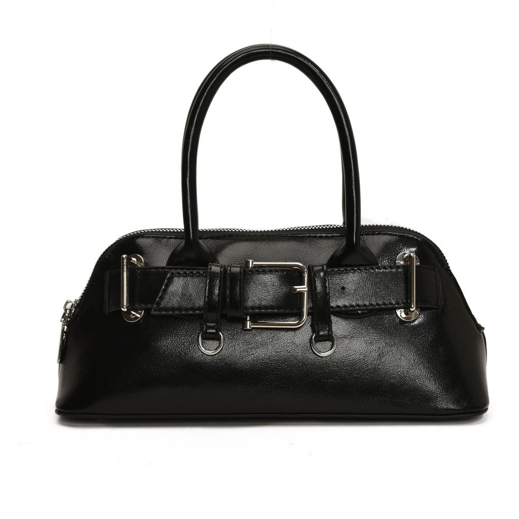 Premium texture portable bowling bag women's 2025 new fashion foreign style underarm bag versatile shoulder shell bag