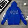 2024 cross-border new product Kuroshio cardigan boys coat oversize hoodie hoodie couple spider sweater