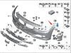 BMW 3 Series F30 Front Bumper Mounting Brackets (Left & Right) 51117279711/12
