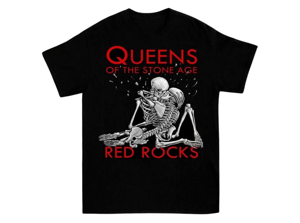 

Queens of the Stone Age Band Red Rocks T-Shirt Unisex Cotton Tee S-45XL Unisex T-Shirt XXXL