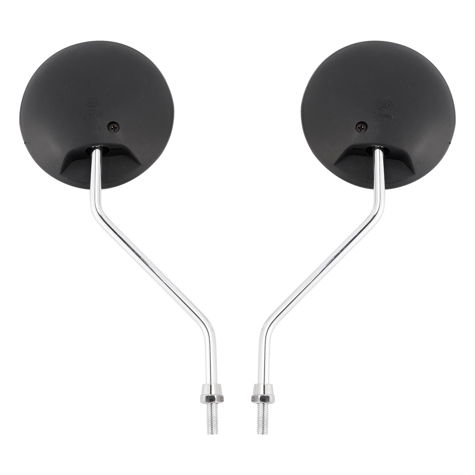 

Круглое черное зеркало с хромированным кронштейном 8 мм для Honda NA/NC/NN/NQ/NX/PA/SE/TG50 C70