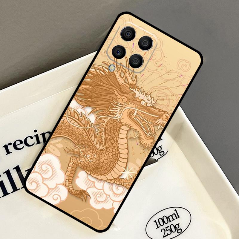 Chinese Dragon Case For Samsung Galaxy M14 M34 M54 M56 M16 M36 M13 M15 M35 M55 M11 M31 M53 M51 M12 M32 M52