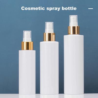 Bouteille rechargeable 100ml/150ml/200ml Vide Inodore Épaissie Blanche Épaule Plate Bouteille de Spray Cosmétique pour Usage Domestique