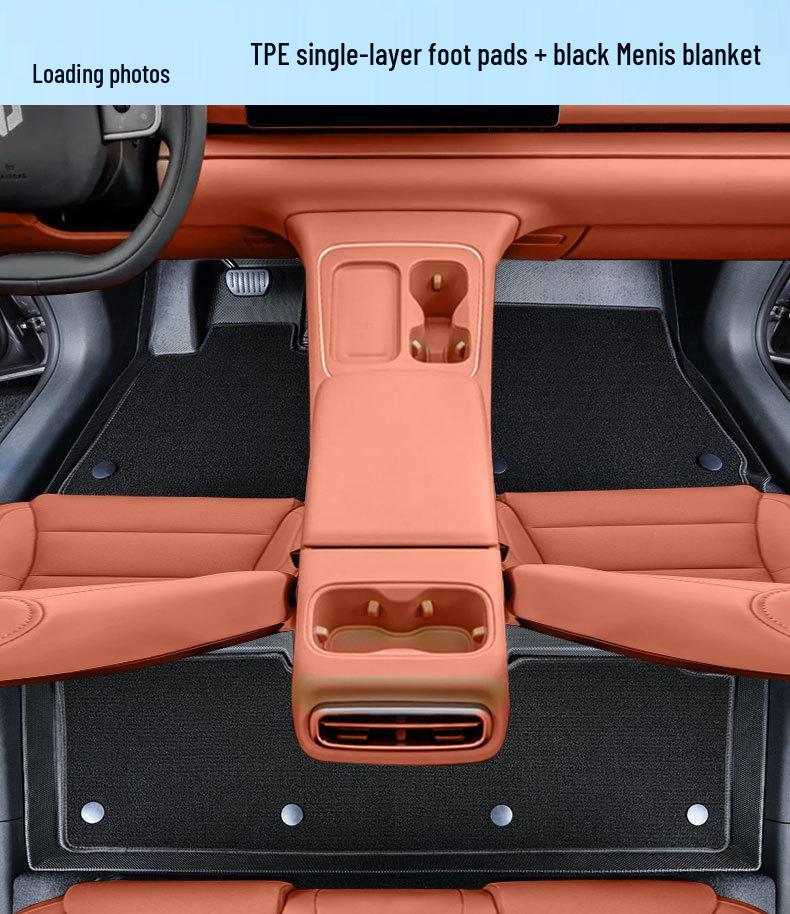 Leapmotor C10 Maßgefertigte Fußmatten, 25 Modelle, Vollständig umschlossen, Original-Autofarbe, Doppellagiges TPE.