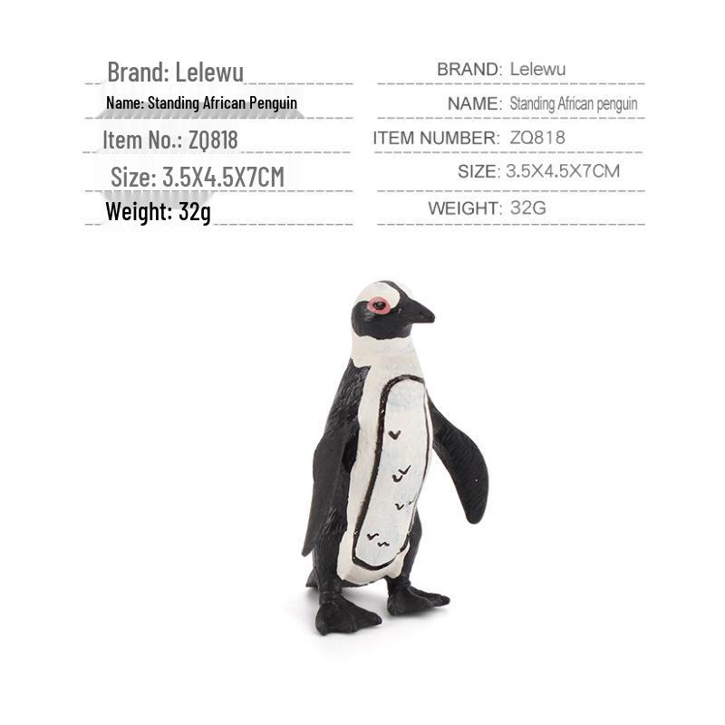 Penguin Model Toy - Children's Cross-border Cognitive Simulation of Emperor & African Marine Animals