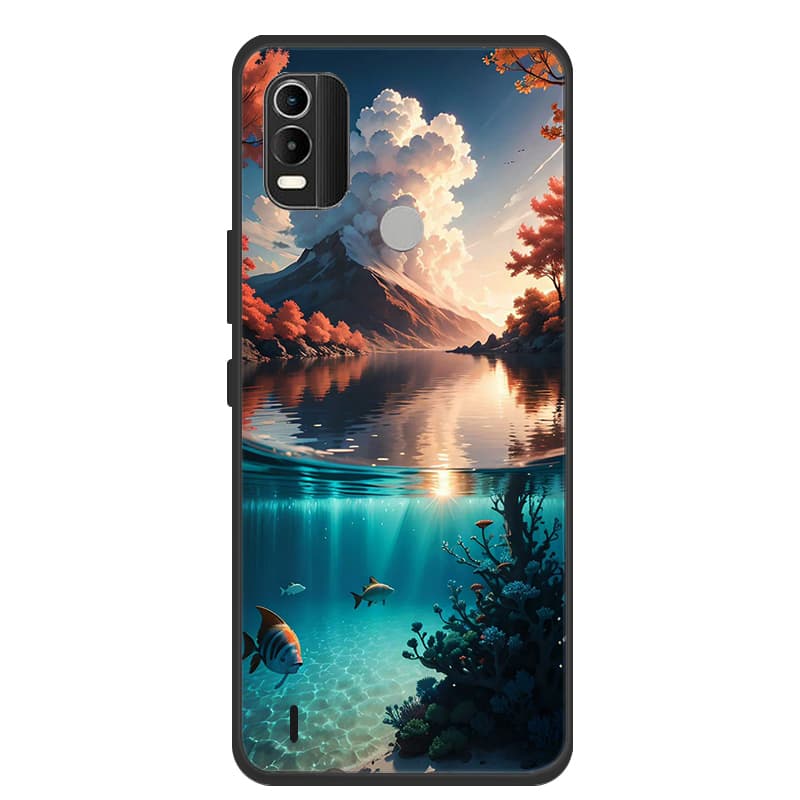 For Nokia C21 Plus Case Phone Cover Coque Black Silicone Soft Back Cover Case For Nokia G21 / G11 / C21 Plus Case C21Plus Funda