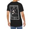 Guitarist Tarot Card T Shirt The Lovers Back Print Vintage Top For Everyday Wear Casual Graphic Fashion Comfortable