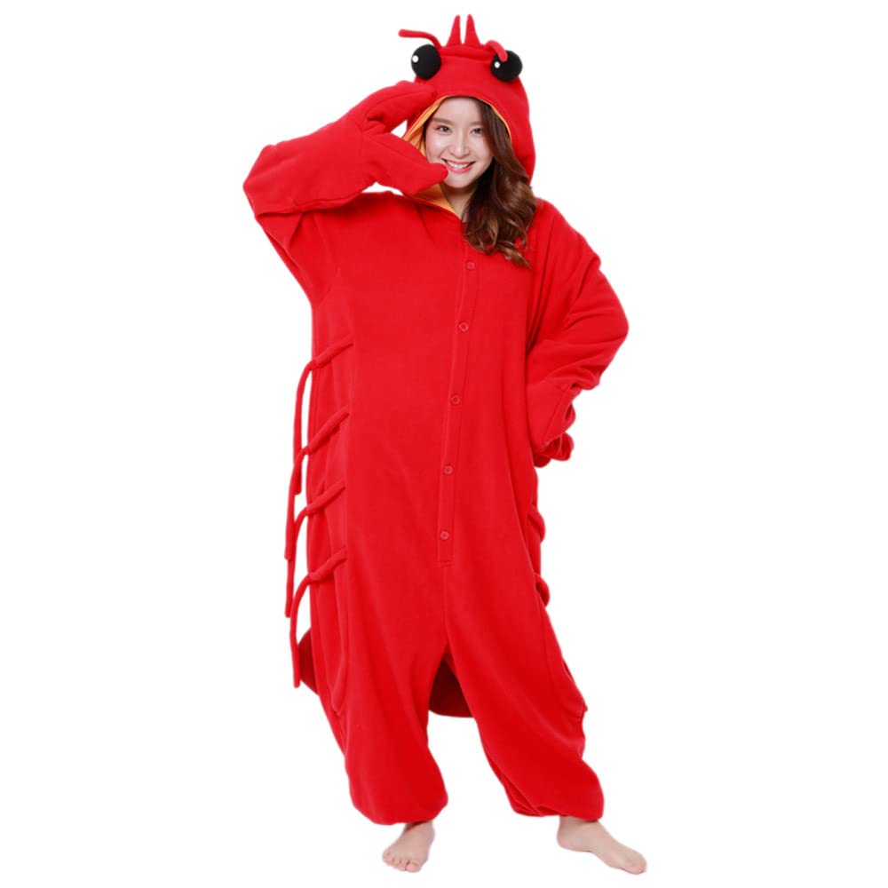 SAZAC Fleece Animal Kigurumi Lobster