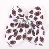 1pcs Football Soccer Printed Hair Clips Big Ribbon Bows Hairpins Fashion Photography Props Souvenir Barrettes Hair Accessories