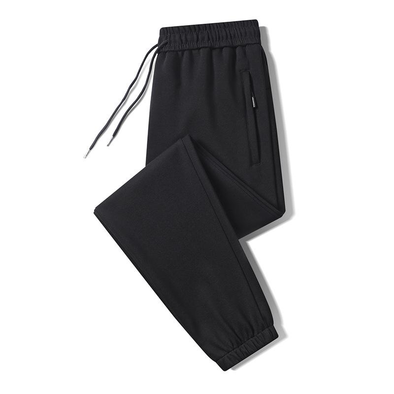 Men's Plus Size Sweatpants Spring/Autumn Trousers Versatile Casual Trousers for Men Warm Men's Long Trousers
