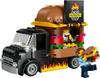 LEGO City Burger Truck Toy, Birthday Gift, Educational Building Blocks, for Boys and Girls, Ages 5, 6, 7, and 8, Vehicle, Miniature Car, Model Car, 60