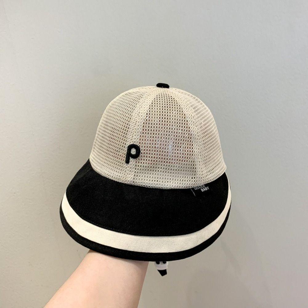 

Большой козырек Детская панама с надписью Солнцезащитные шляпы Новая шляпа от солнца чёрный