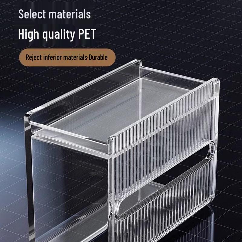LIEI Wall-Mounted Transparent Waterproof Tissue Box
