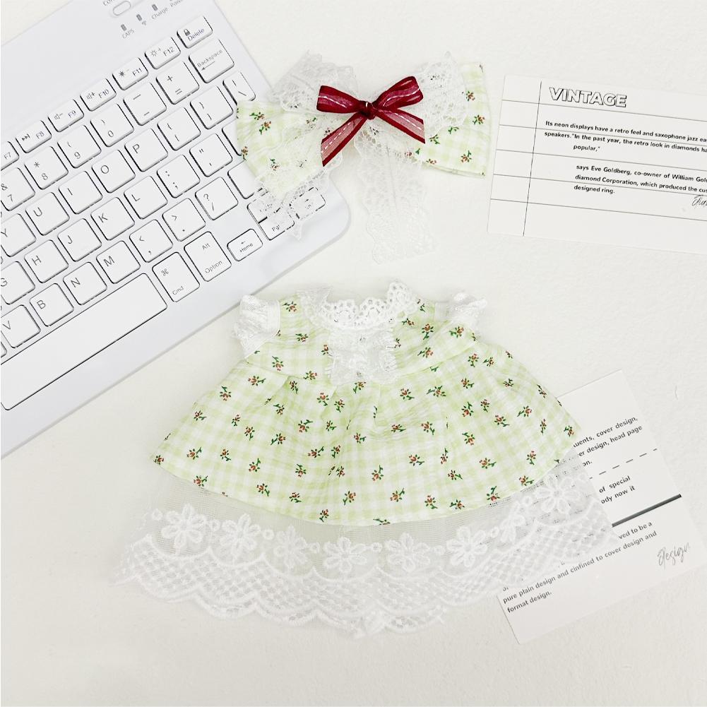 

Для 20 см хлопковые комбинезоны для кукол из мультфильмов, сменная одежда для плюшевых кукол, аксессуары для игрового дома, мини-одежда 20#