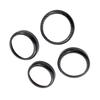 4Pcs Carbon Fiber Car Door Audio Speaker Cover Trim For BYD Atto 3 Yuan Plus   2024 Interior Moulding Accessories