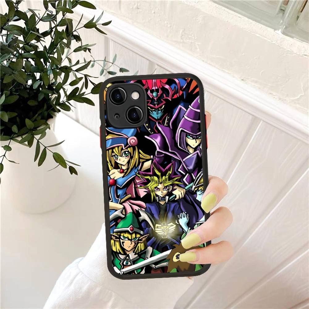 Amine Yu Gi Oh Classic Matte Transparent Phone Cover For IPhone Case 16 15 14 13 12 11 Pro Max X XS Max Plus
