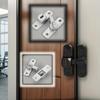 90/180 Degree Rotating Security Locks, Suitable for Barn Doors, Bathroom Sliding Doors, Garages, Bedrooms,Durable Zinc Alloy Security Door Locks