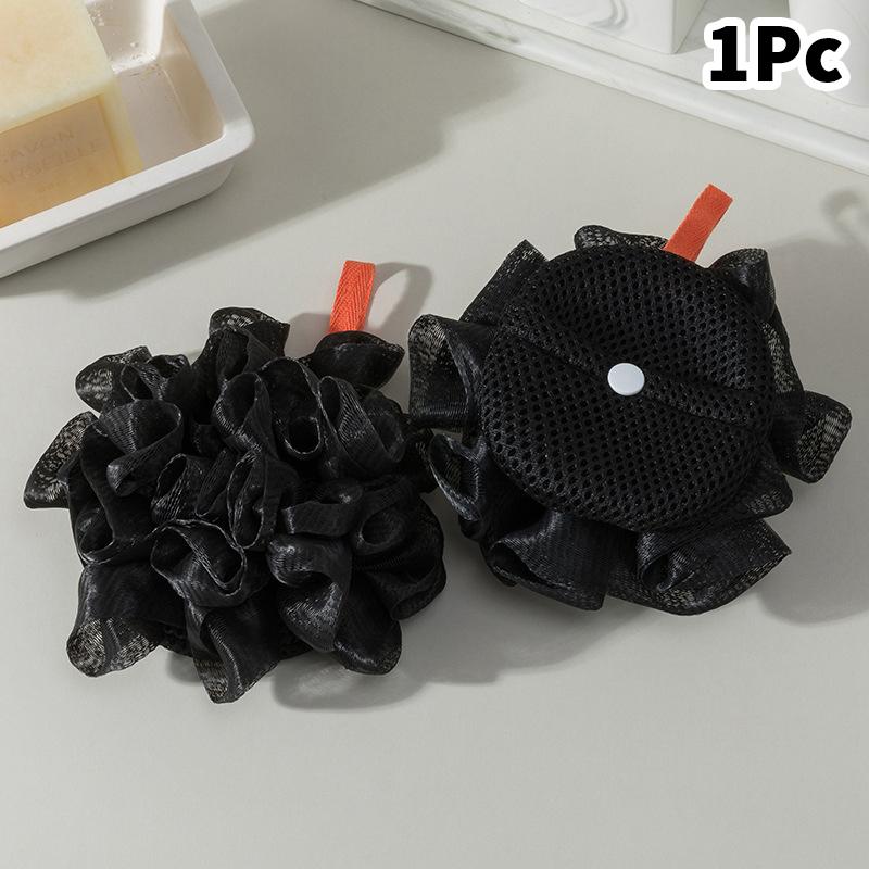 Soft Loofah Sponge Bath Ball 2-in-1 Soap Dispenser & Body Scrub Exfoliating Shower Ball for Men And Women