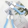Professional Blue Stainless Steel Pet Nail Clipper Trimmer with Guard for Small Dogs Cats Non Slip Grip Handle Painless Nail