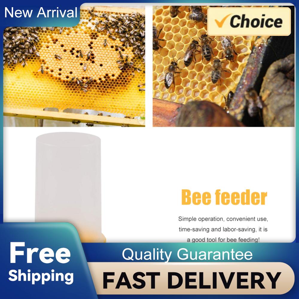 Plastic Bee Drinking Waterer Feeder Safe Non-toxic Lightweight Honey Bee Nest Door Feeding Drinking Water Box for Beekeeper