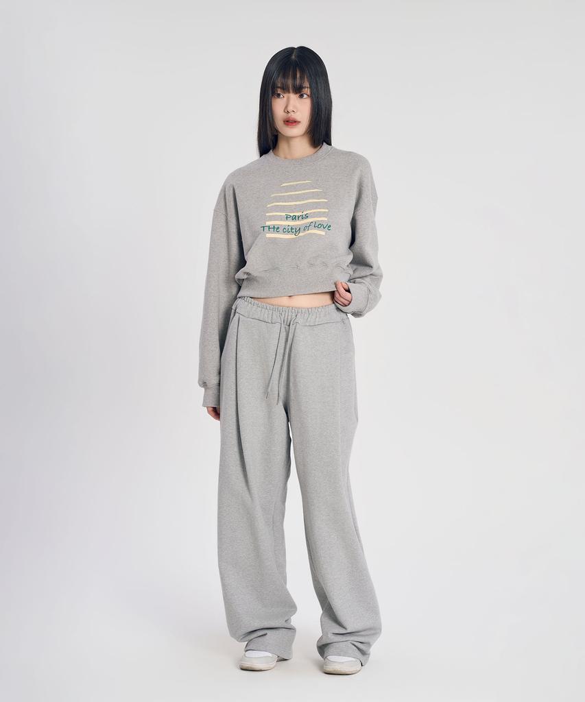 SLOW RECORD HOUSE One-Pleat Sweatpants - 2 Colors