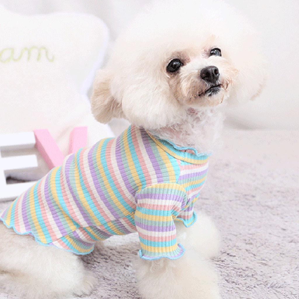 Pet Dog Clothes Puppy Vest T-shirt Shirt Cute  Pajamas Cat Winter