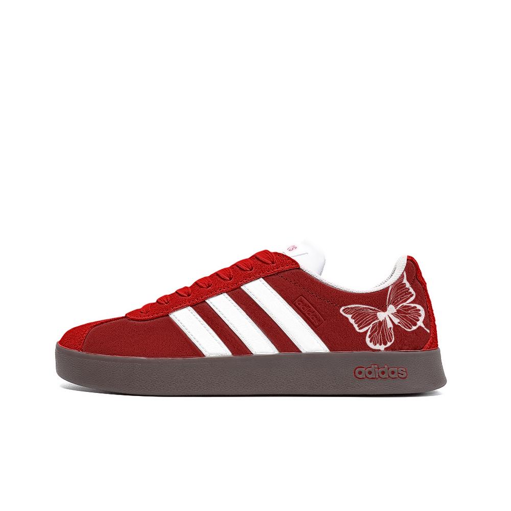 

Adidas Neo Vl Court Dreamweaver, Янтарные Низкие Скейтбордические Кроссовки Унисекс Красные HQ1802(Команда189-) 45⅓