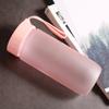 Plastic Water Bottle 600ml Leakproof Matte Reusable Sports Water Bottle with Carry Strap for Fitness Gym School Travel
