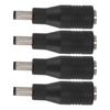 4pcs DC 6.0x4.4 Female To 5.5x2.1mm Male Adapter Laptop Power Adapter DC Power Converter