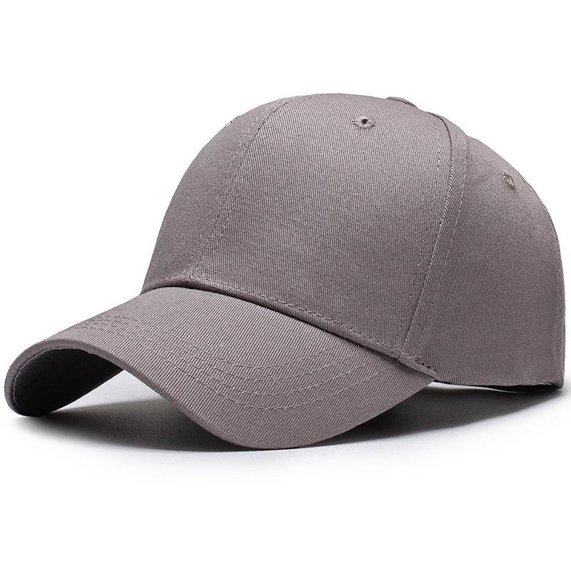 Classic Unisex Plain Baseball Cap with Adjustable Metal Buckle Closure, 100% Cotton and Multiple Colors Available