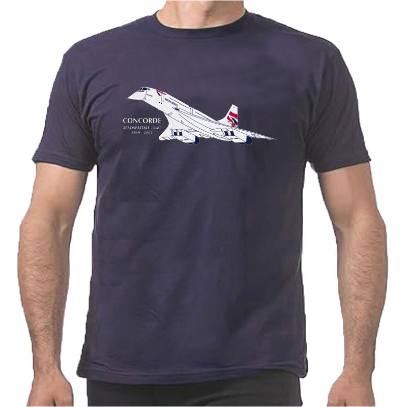 T Shirt Cartoon Hip Hop Aeroclassic Aviation Concorde High Unisex T Shirts 2024 Sale New Graphic Unisex Clothing Anime Clothes Funny