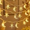 Colorful Star Moon Light String Beautiful Atmosphere Lamp Led Fairy Lights  Birthday