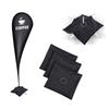 3Pieces Waterproof Sandbag Weights for Feathered Flag X Shape Bases Ensures Stability in Various Weather Conditions