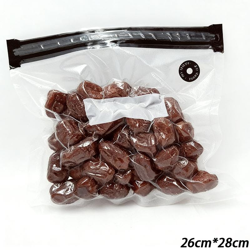 Reusable Vacuum Sealer Bags With Ziplock Bpa-Free Food Storage Bags For Sous Vide Meal Prep And Freezer