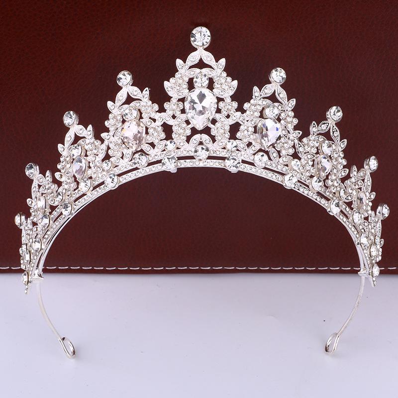 

Bridal Crown Headdress Luxury Queen Hairband Wedding Alloy Rhinestone Hair Accessory Crown