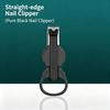 Stainless Steel Nail Clipper With Magnifying Glass Anti-Splash Heavy Duty Sharp Trimmer for Hard Thick Nails Elderly Home Use