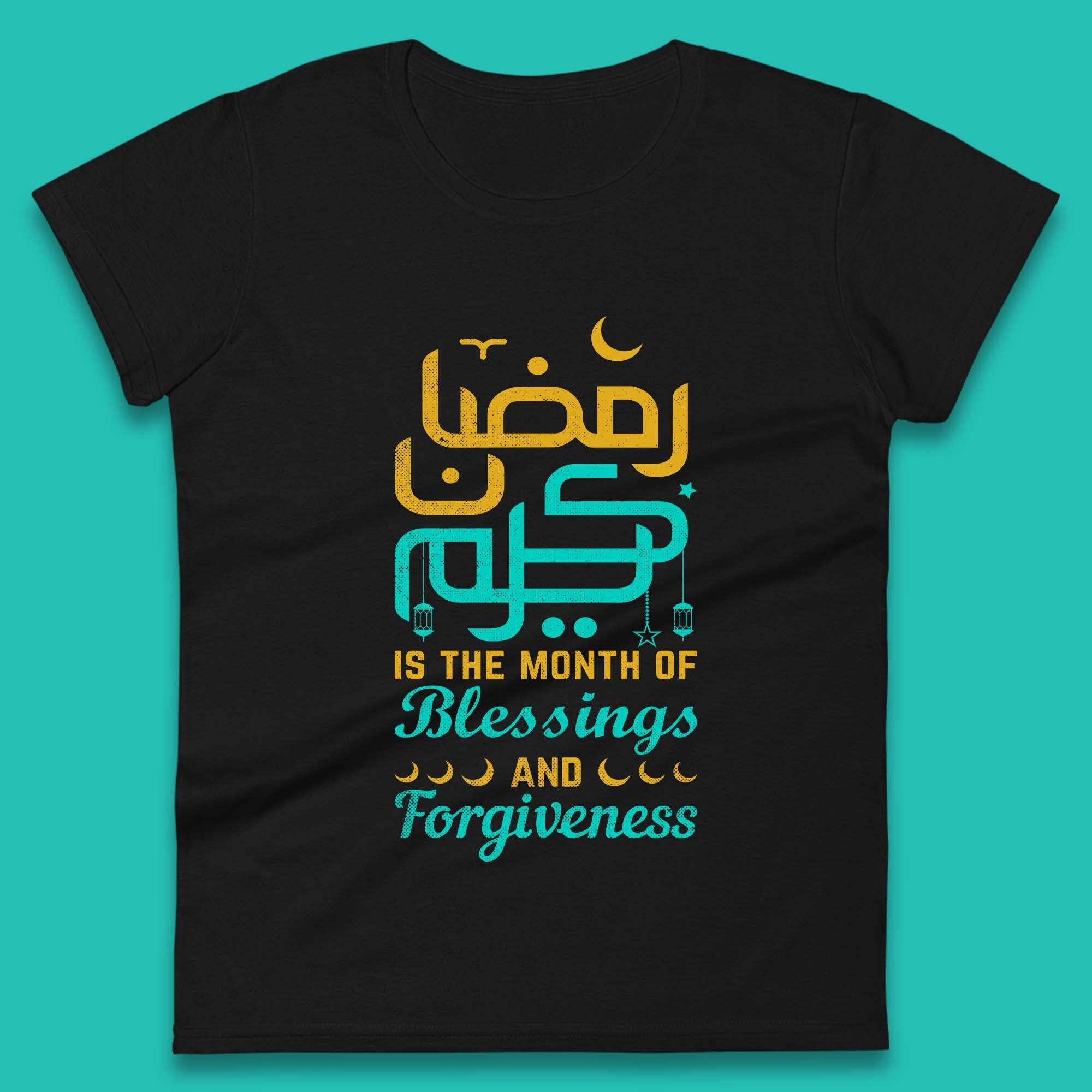 Ramadan Kareem Month Of Blessings Womens T-Shirt Mens Tops Tees Unisex 3XL